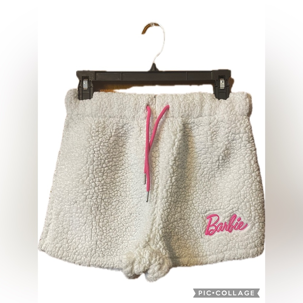 NWOT Forever 21 Barbie White Fleece Shorts